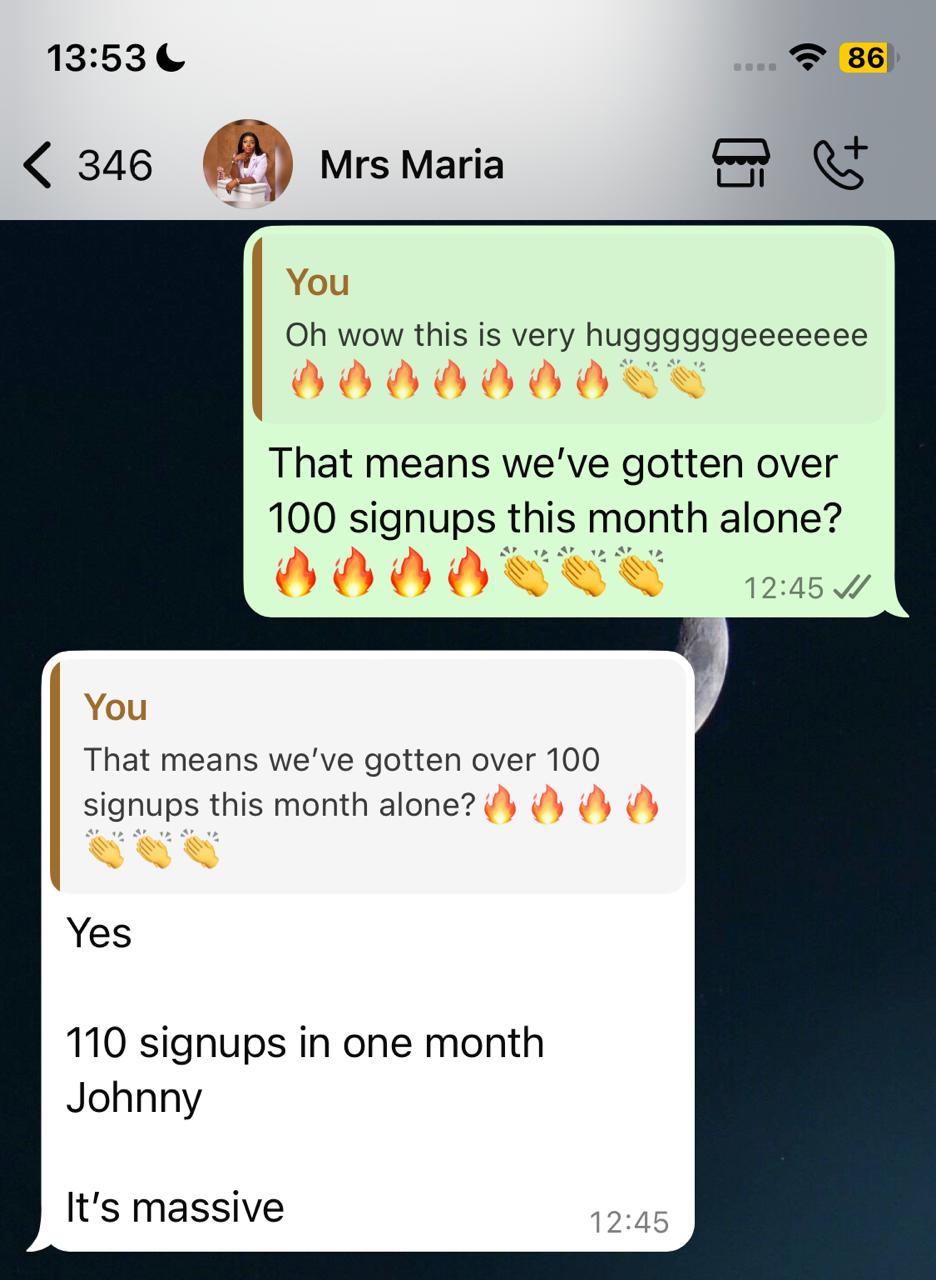 Testimonial Screenshot